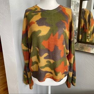 Gilded Intent Camoflauge Sweater